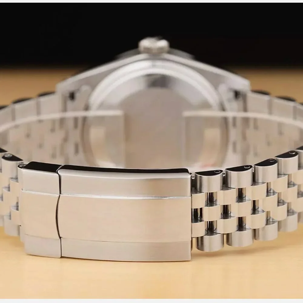 Rolex Black Face Diamond Men's Watch BOX